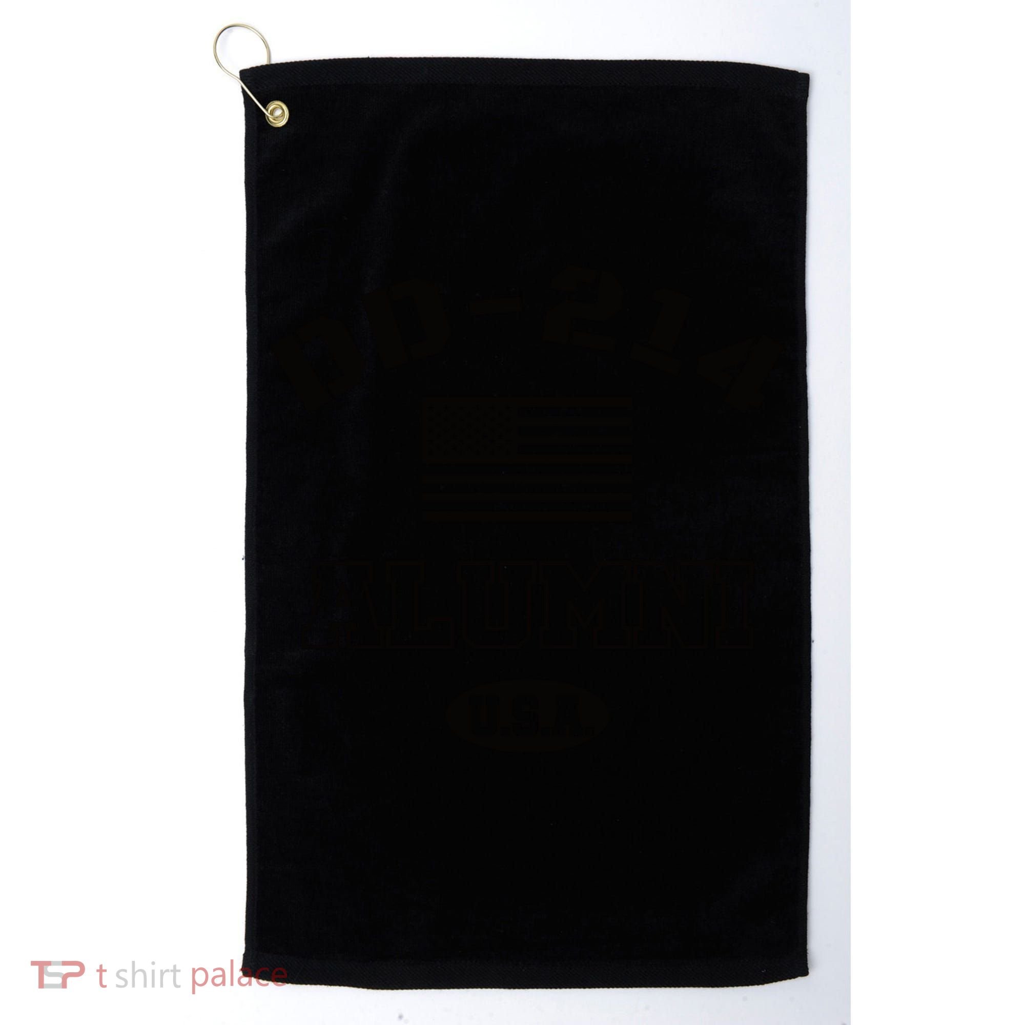 DD 214 Alumni American Flag Golf Towel