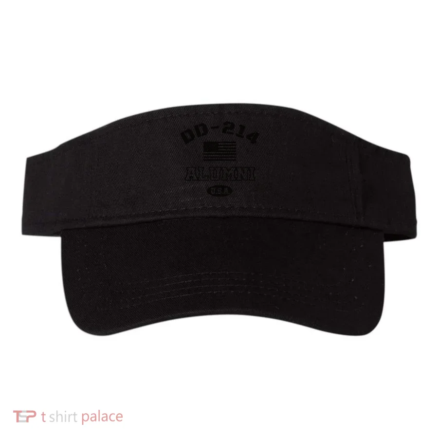 DD 214 Alumni American Flag Visor