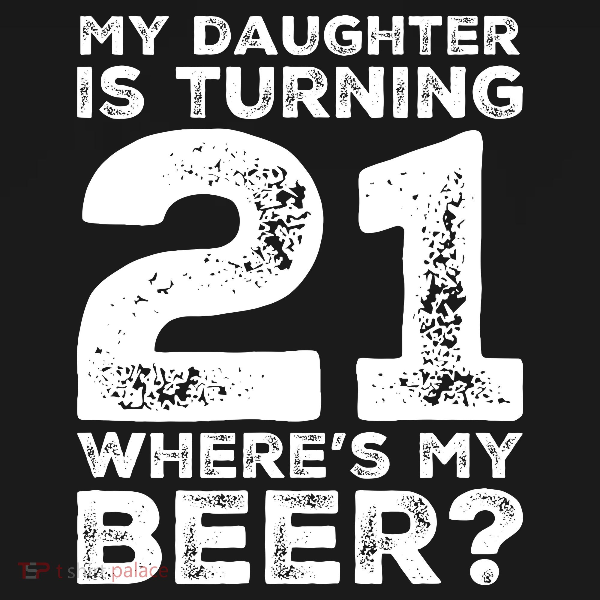 Dad 21st Birthday Daughter Turning 21 Years Old Beer Backpack