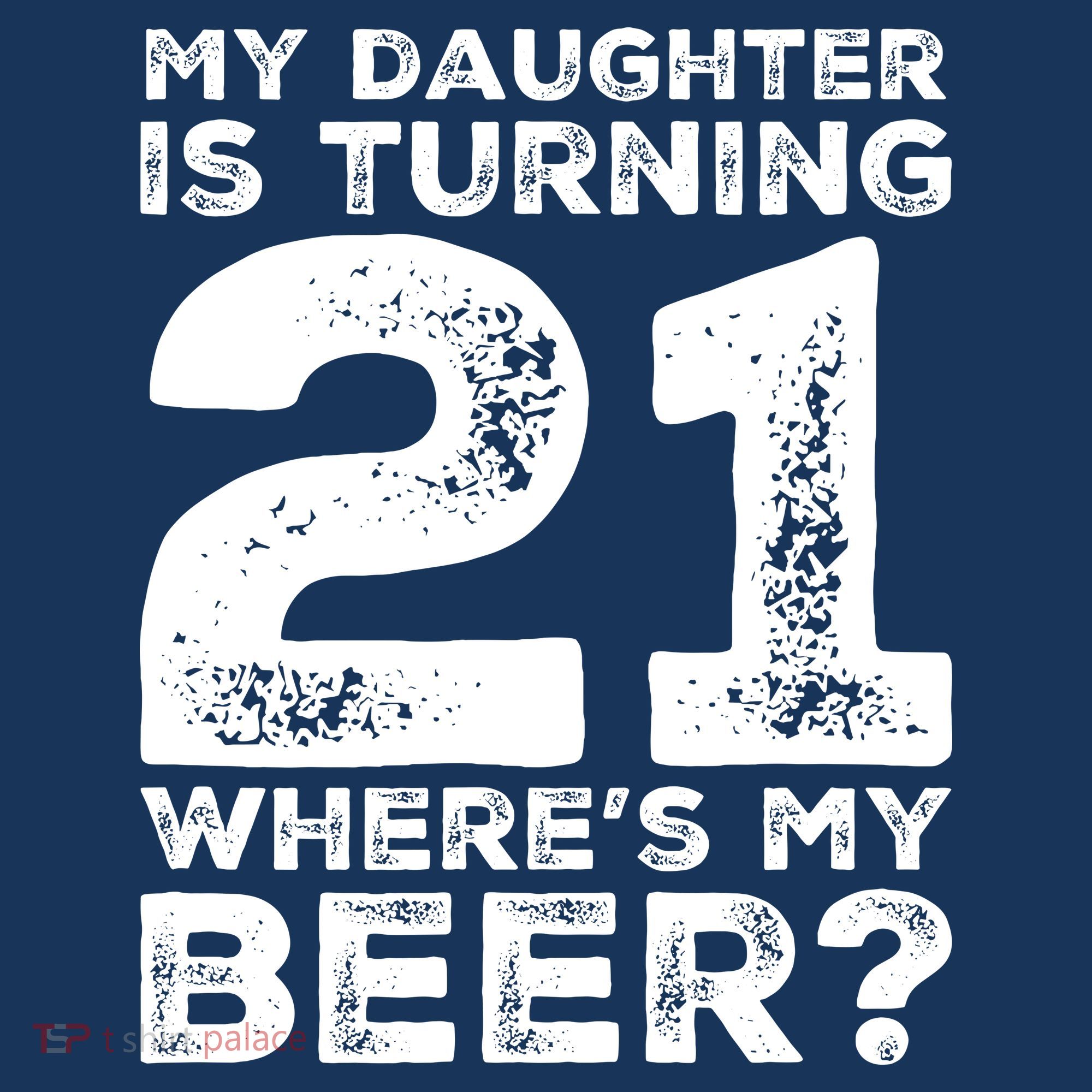 Dad 21st Birthday Daughter Turning 21 Years Old Beer Women's Hoodie