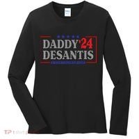 Daddy 2024 Desantis Make America Florida Women's Long Sleeve Shirt thumb 0