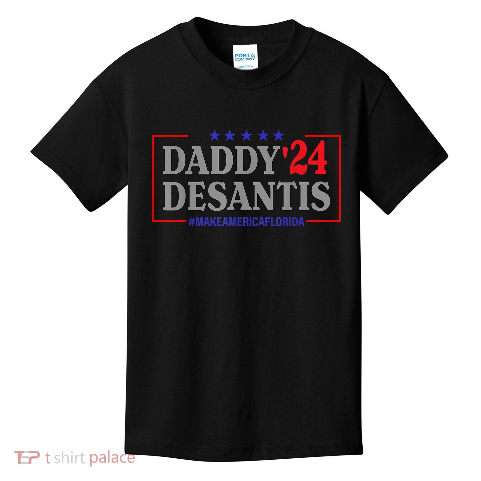 Daddy 2024 Desantis Make America Florida Kids T-Shirt