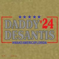 Daddy 2024 Desantis Make America Florida Garment-Dyed Women's Muscle Tee thumb 6