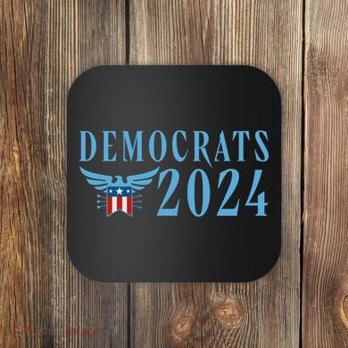 Democrats 2024 Election Logo Coaster