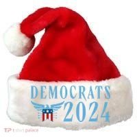 Democrats 2024 Election Logo Santa Hat thumb 0