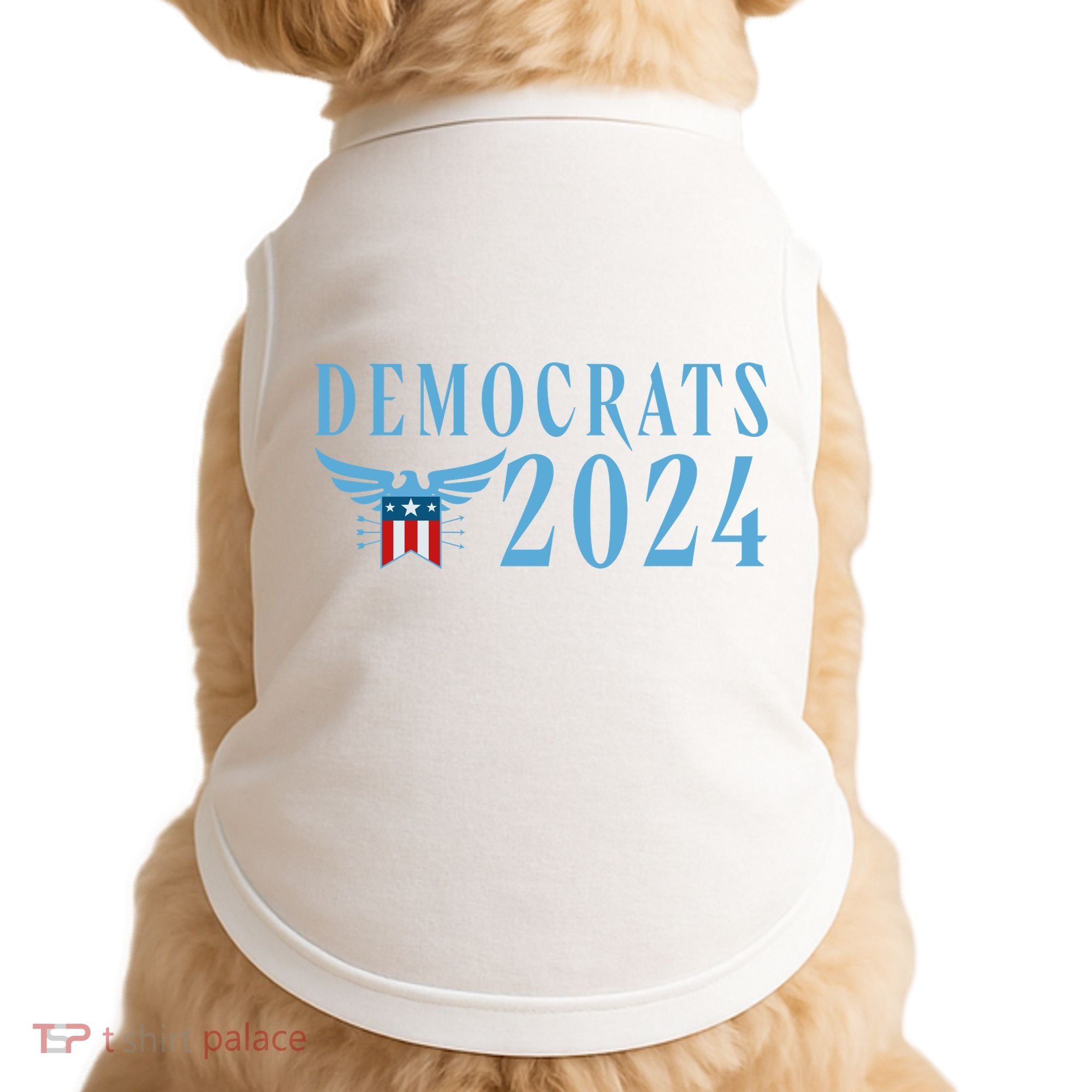 Democrats 2024 Election Logo Doggie Tank