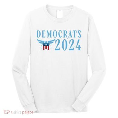 Democrats 2024 Election Logo Long Sleeve Shirt