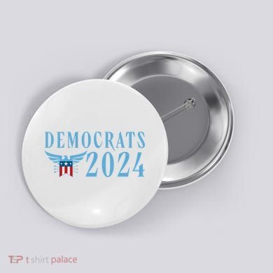 Democrats 2024 Election Logo Button