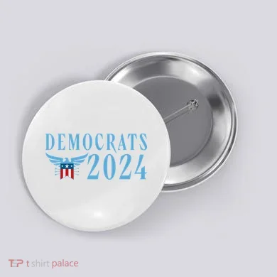 Democrats 2024 Election Logo Button
