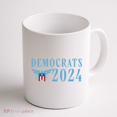 Democrats 2024 Election Logo Coffee Mug back