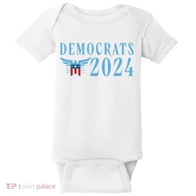 Democrats 2024 Election Logo Baby Bodysuit