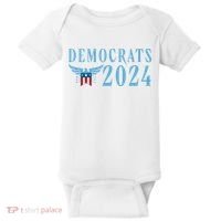 Democrats 2024 Election Logo Baby Bodysuit thumb 0
