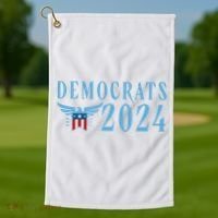 Democrats 2024 Election Logo Golf Towel thumb 1