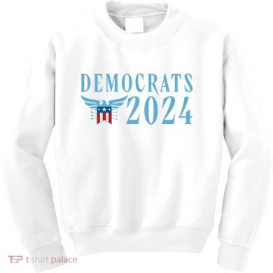 Democrats 2024 Election Logo Kids Sweatshirt