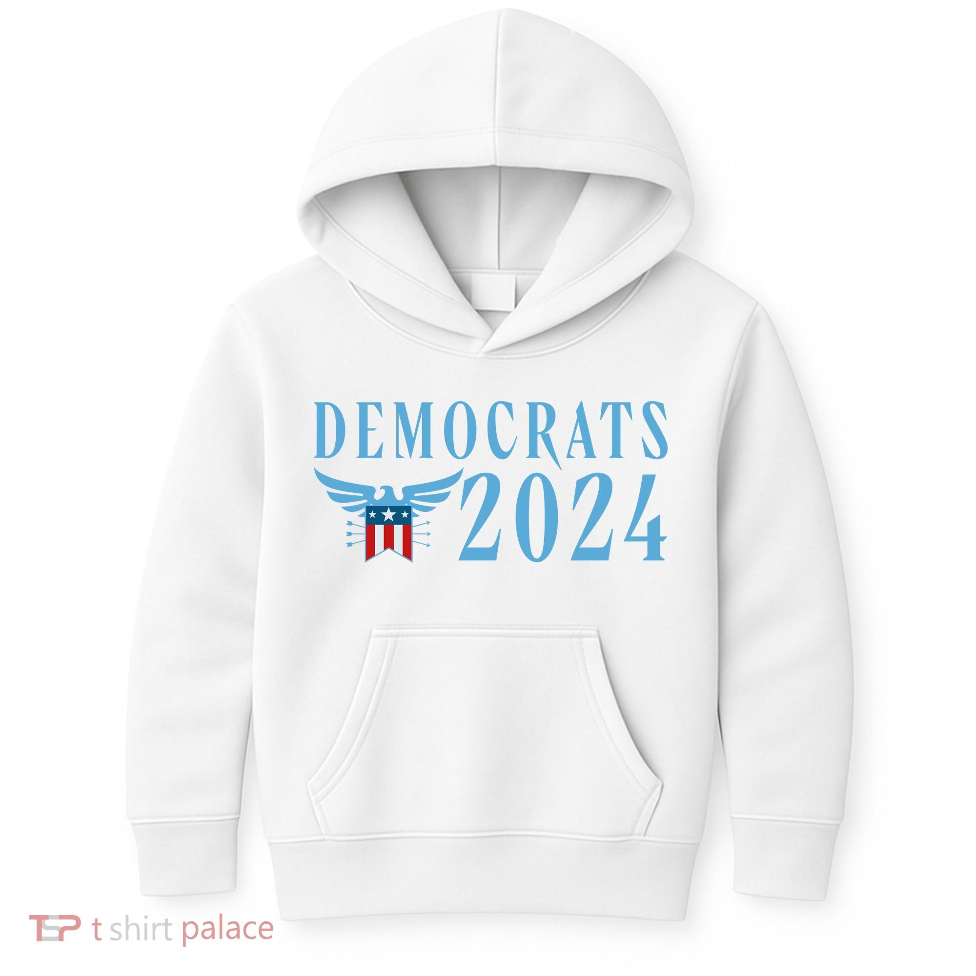 Democrats 2024 Election Logo Kids Hoodie