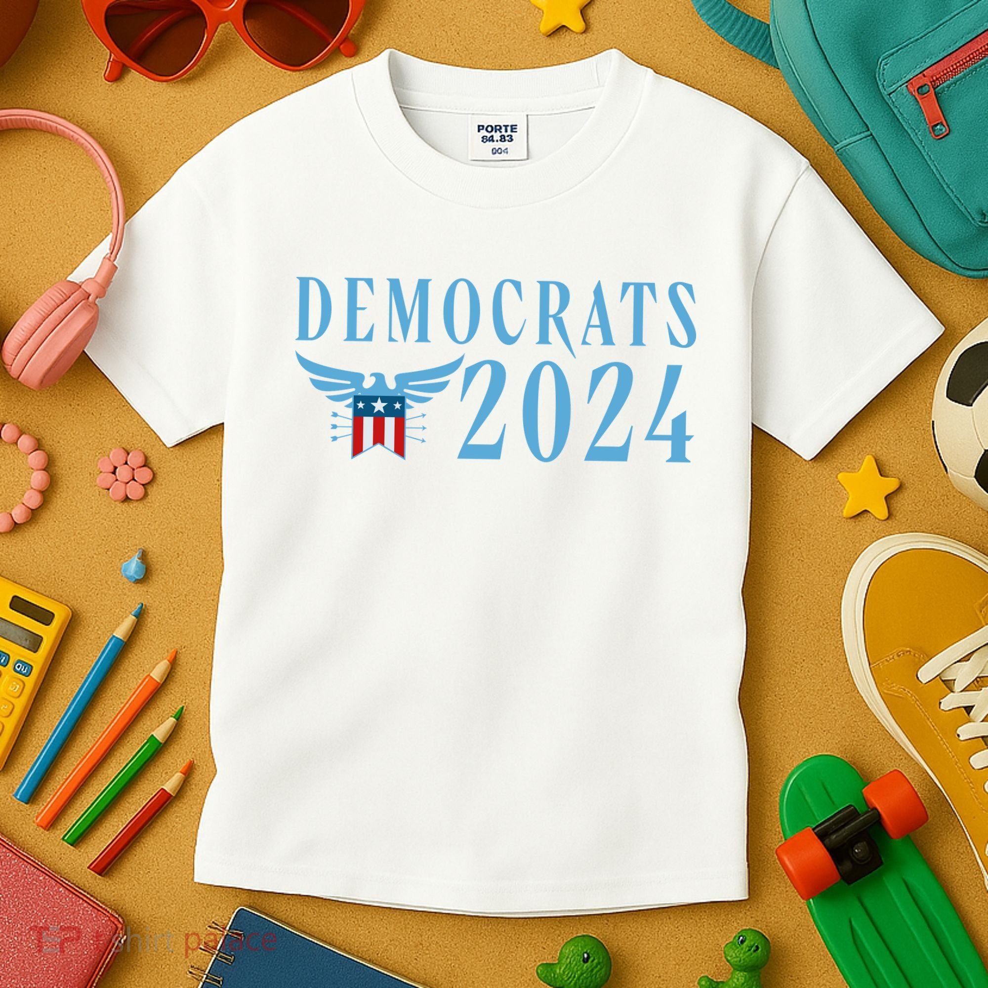 Democrats 2024 Election Logo Kids T-Shirt