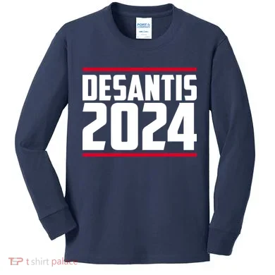 DeSantis 2024 Election Kids Long Sleeve Shirt
