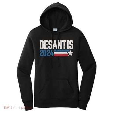 Desantis 2024 For President Vintage Distressed Desantis 2024 Women's Hoodie