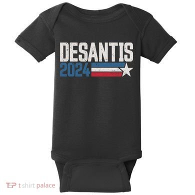 Desantis 2024 For President Vintage Distressed Desantis 2024 Baby Bodysuit
