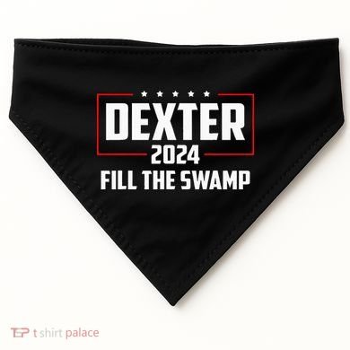 Dexter 2024 Fill The Swamp USA-Made Doggie Bandana