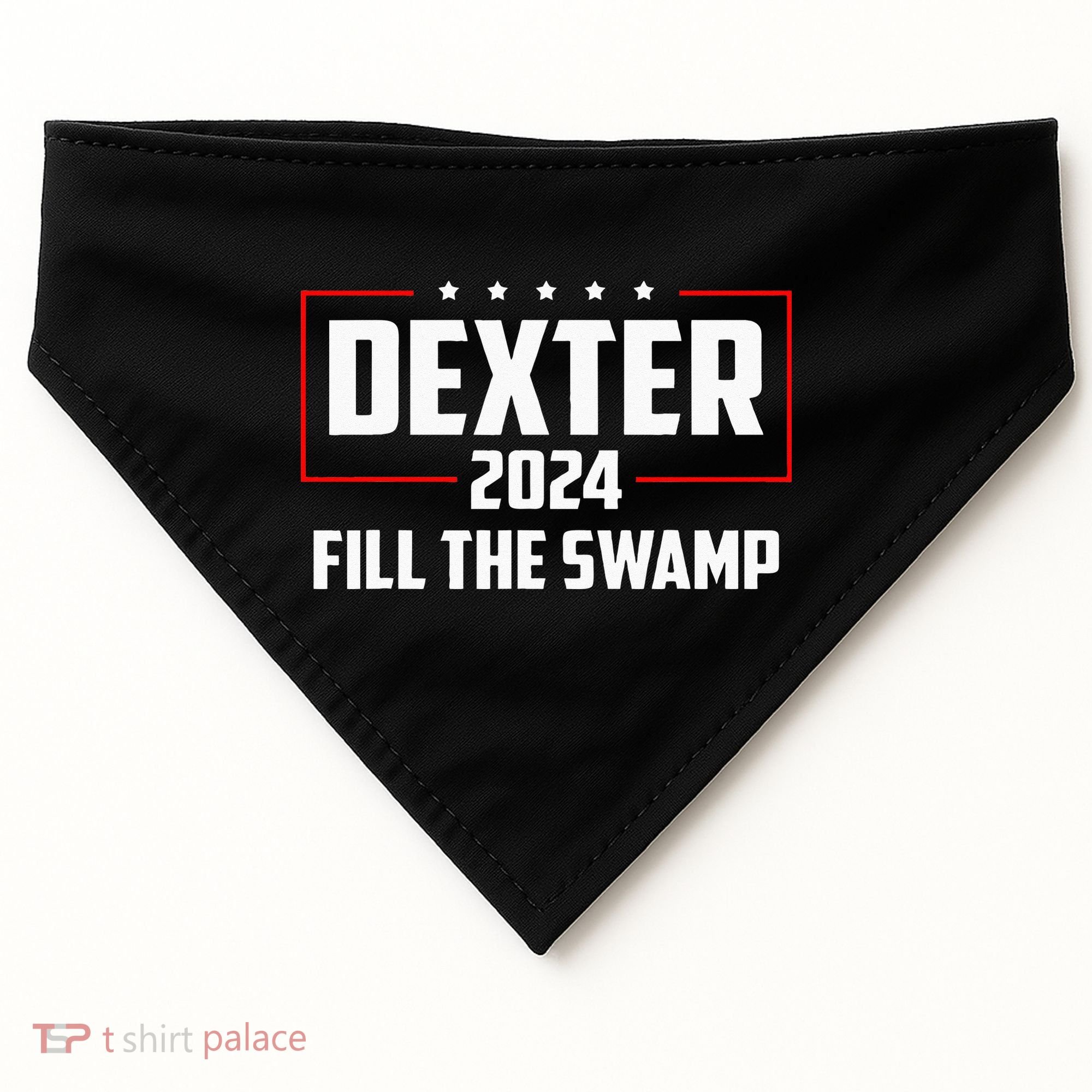 Dexter 2024 Fill The Swamp USA-Made Doggie Bandana