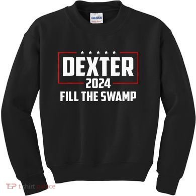 Dexter 2024 Fill The Swamp Kids Sweatshirt