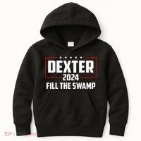 Dexter 2024 Fill The Swamp Kids Hoodie thumb 0