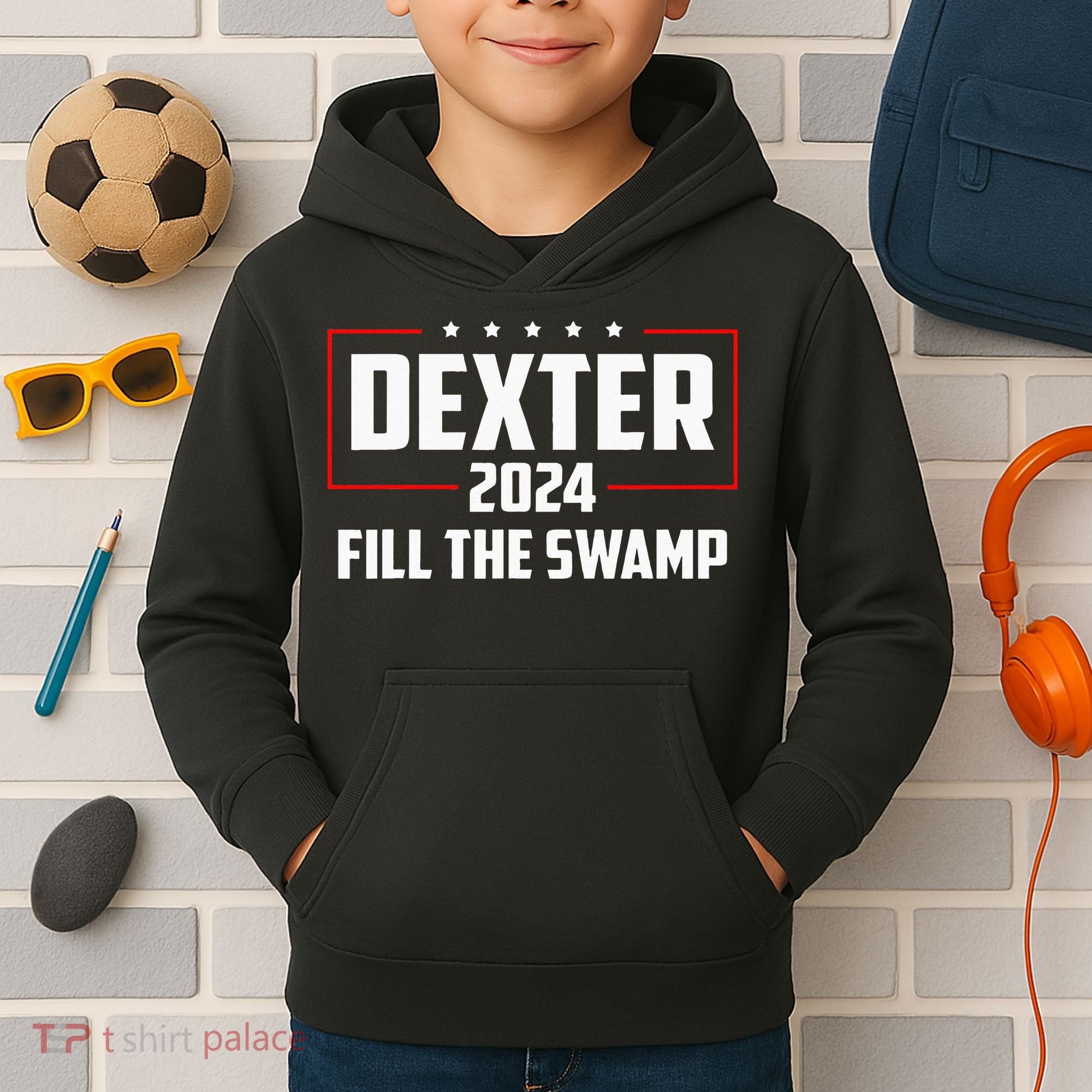 Dexter 2024 Fill The Swamp Kids Hoodie