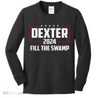 Dexter 2024 Fill The Swamp Kids Long Sleeve Shirt thumb 0