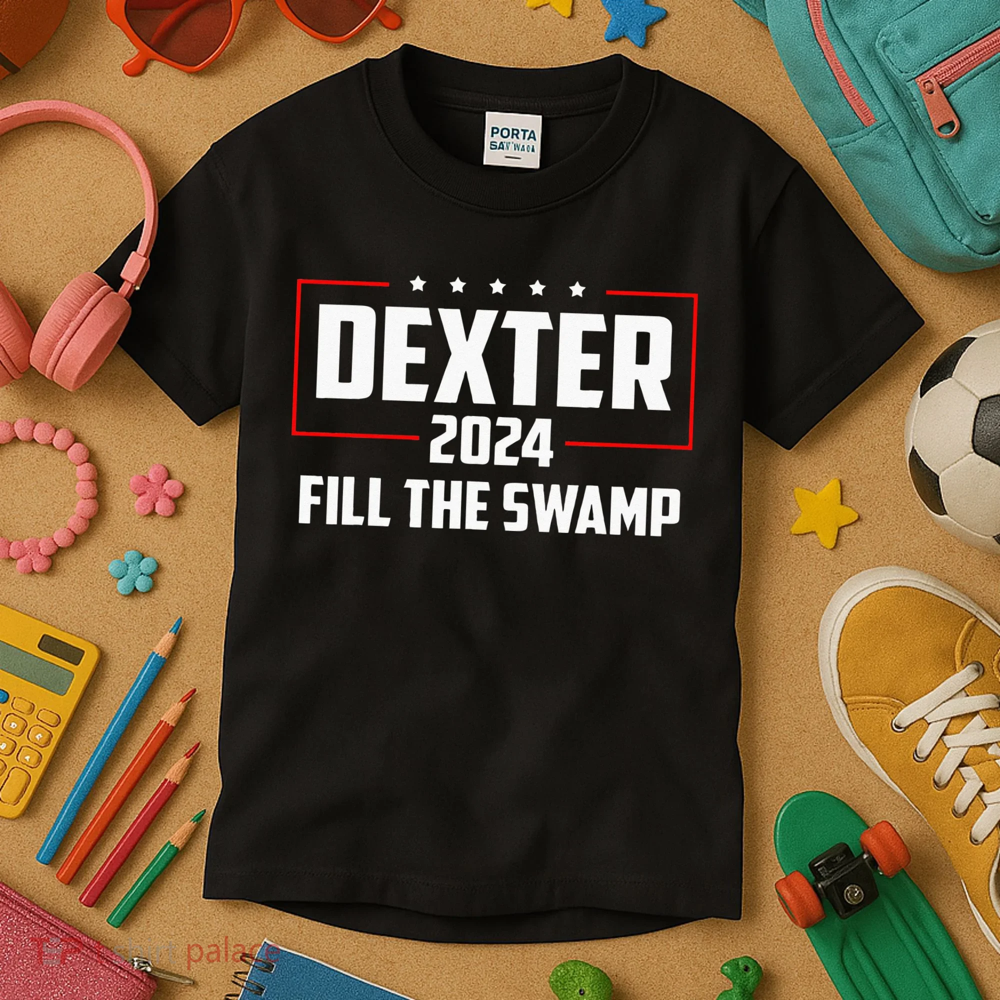 Dexter 2024 Fill The Swamp Kids T-Shirt