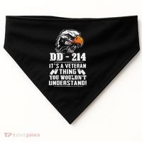 DD 214 Its A Veteran Thing You Wouldnt Understand USA-Made Doggie Bandana thumb 0