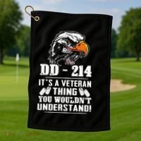 DD 214 Its A Veteran Thing You Wouldnt Understand Golf Towel thumb 1