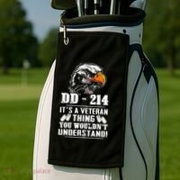 DD 214 Its A Veteran Thing You Wouldnt Understand Golf Towel thumb 2