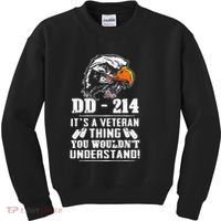 DD 214 Its A Veteran Thing You Wouldnt Understand Kids Sweatshirt thumb 0