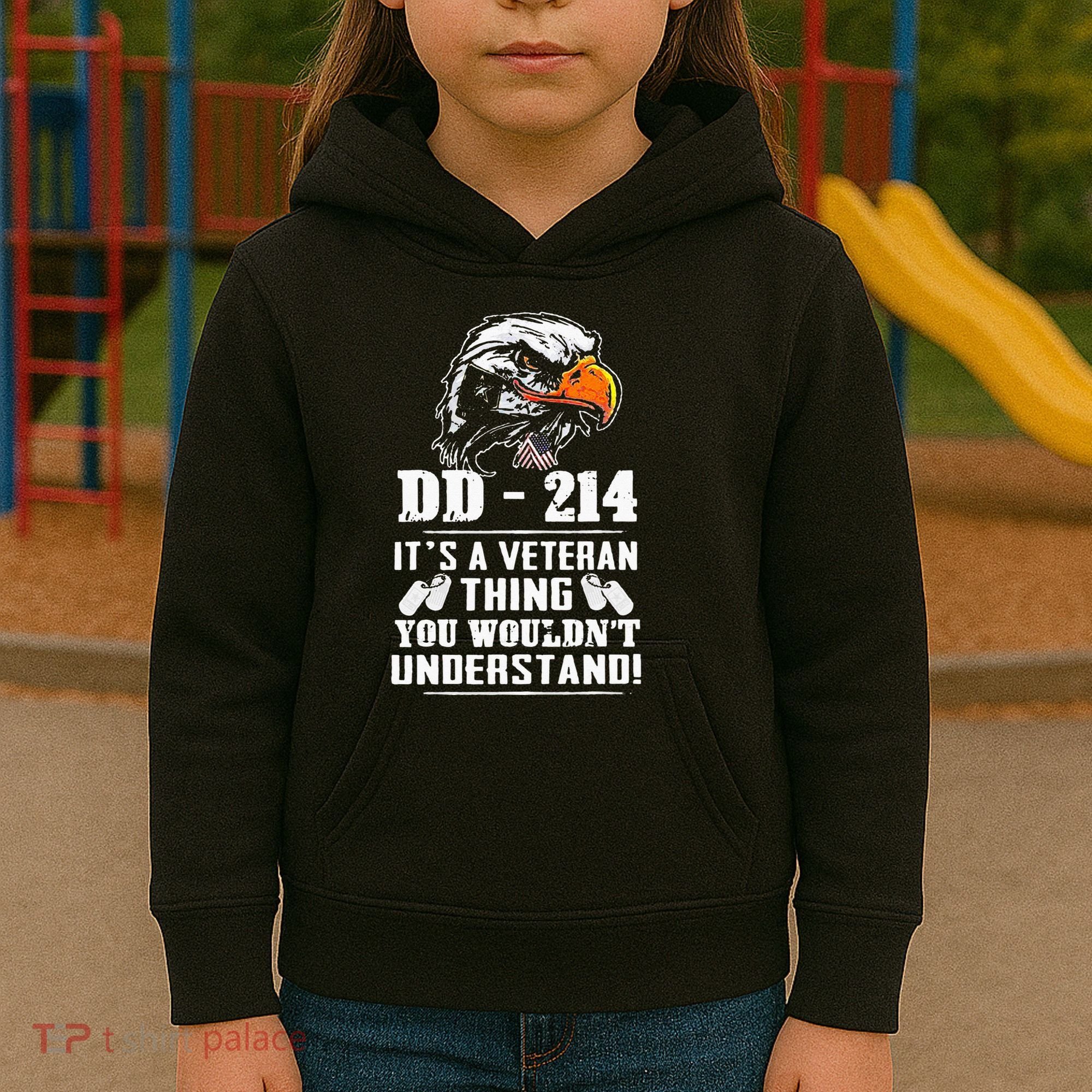 DD 214 Its A Veteran Thing You Wouldnt Understand Kids Hoodie