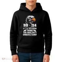 DD 214 Its A Veteran Thing You Wouldnt Understand Kids Hoodie thumb 4