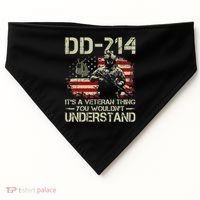 DD 214 Its A Veteran Thing You Wouldnt Understand DD 214 USA-Made Doggie Bandana thumb 0