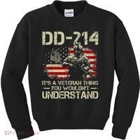 DD 214 Its A Veteran Thing You Wouldnt Understand DD 214 Kids Sweatshirt thumb 0