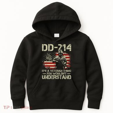 DD 214 Its A Veteran Thing You Wouldnt Understand DD 214 Kids Hoodie