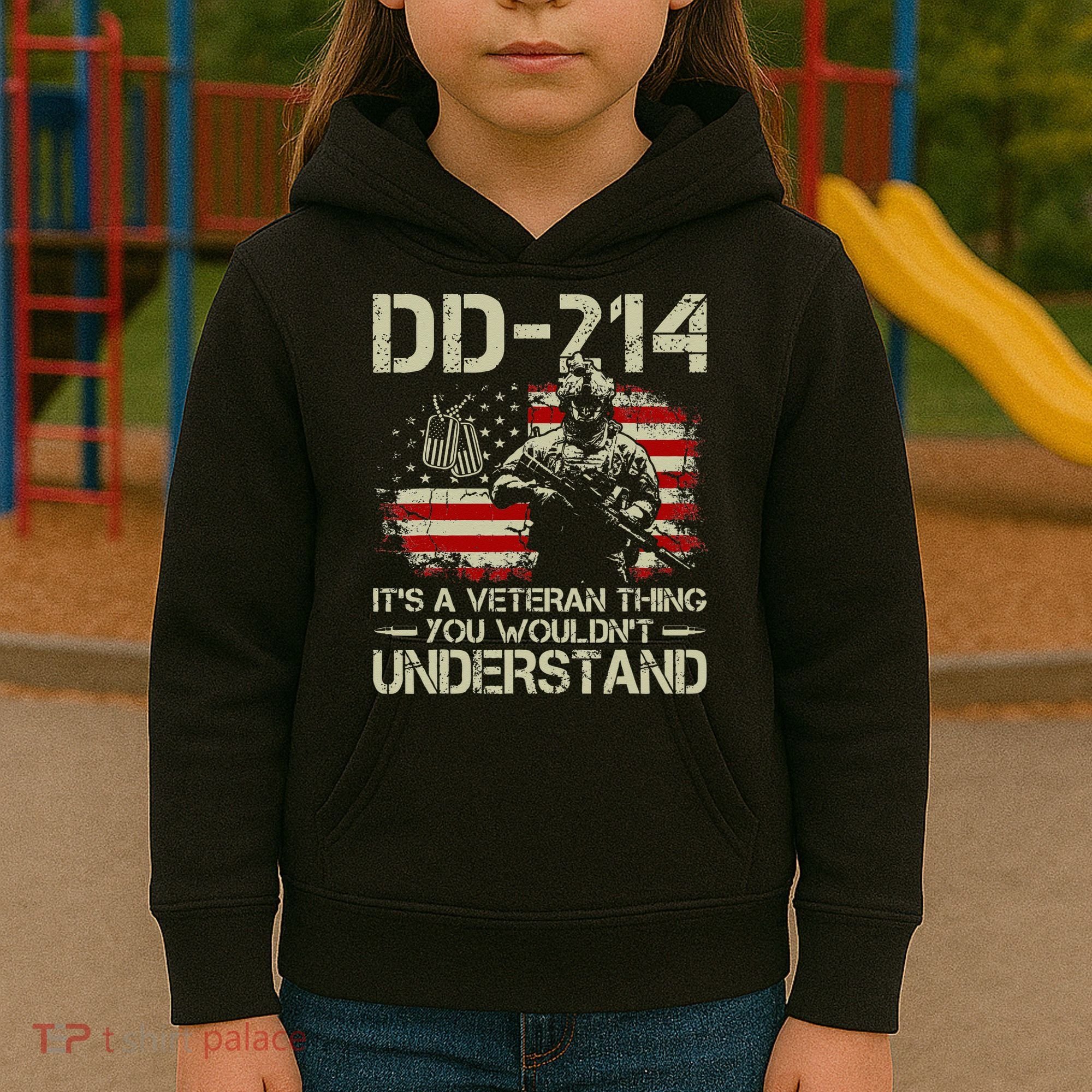 DD 214 Its A Veteran Thing You Wouldnt Understand DD 214 Kids Hoodie