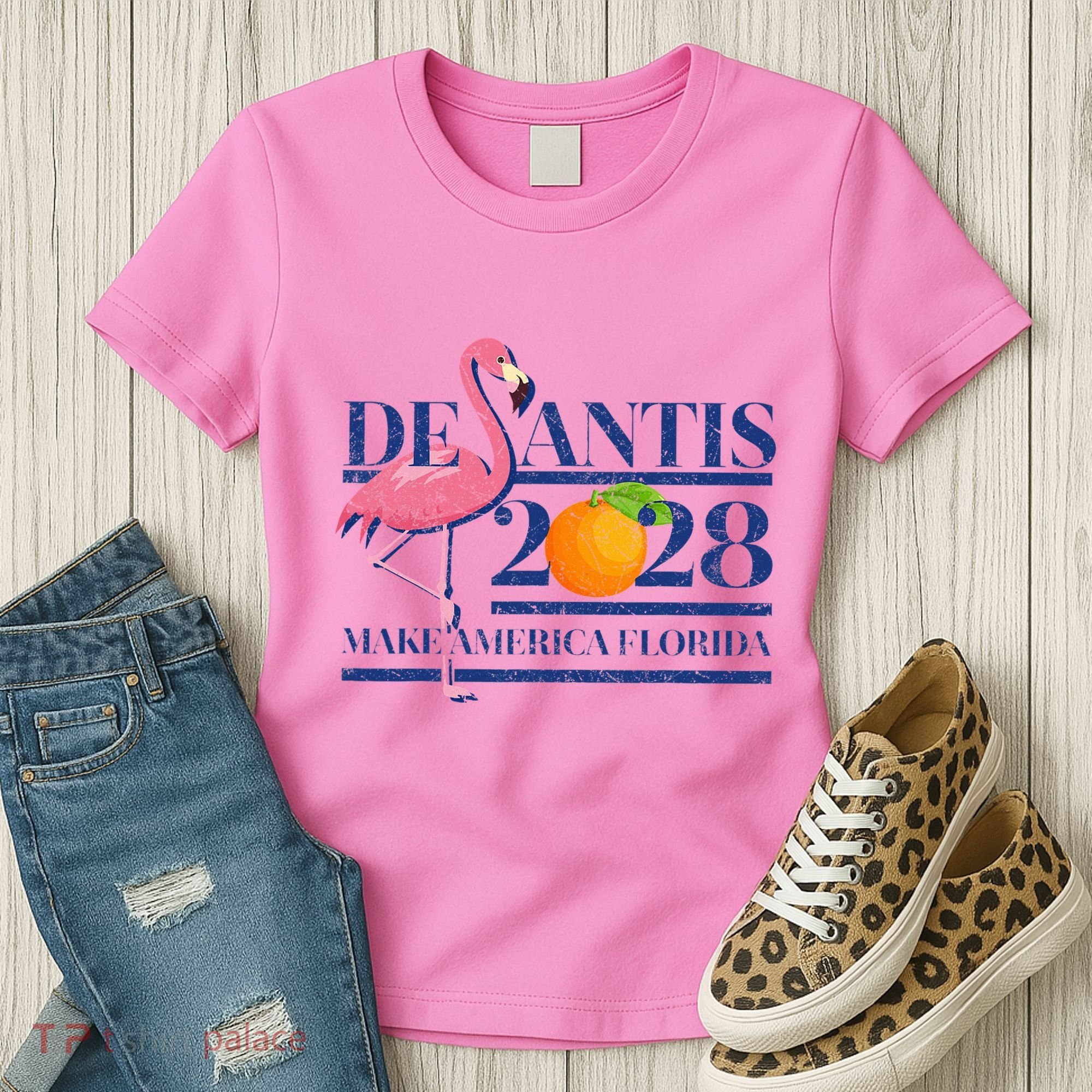 Desantis 2028 Make America Florida Ron Desantis 48 Women's T-Shirt