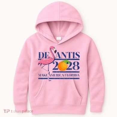 Desantis 2028 Make America Florida Ron Desantis 48 Kids Hoodie