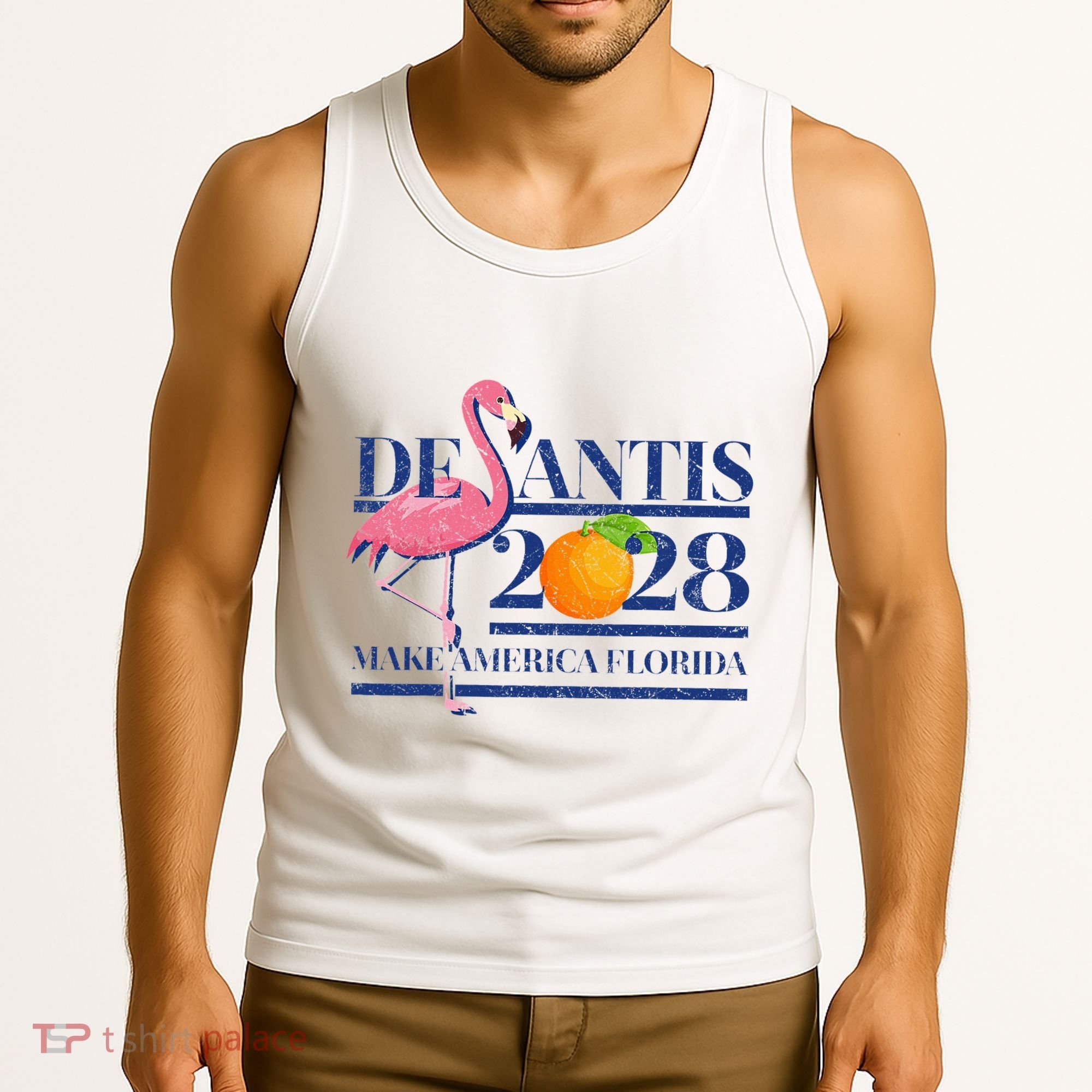 Desantis 2028 Make America Florida Ron Desantis 48 Tank Top