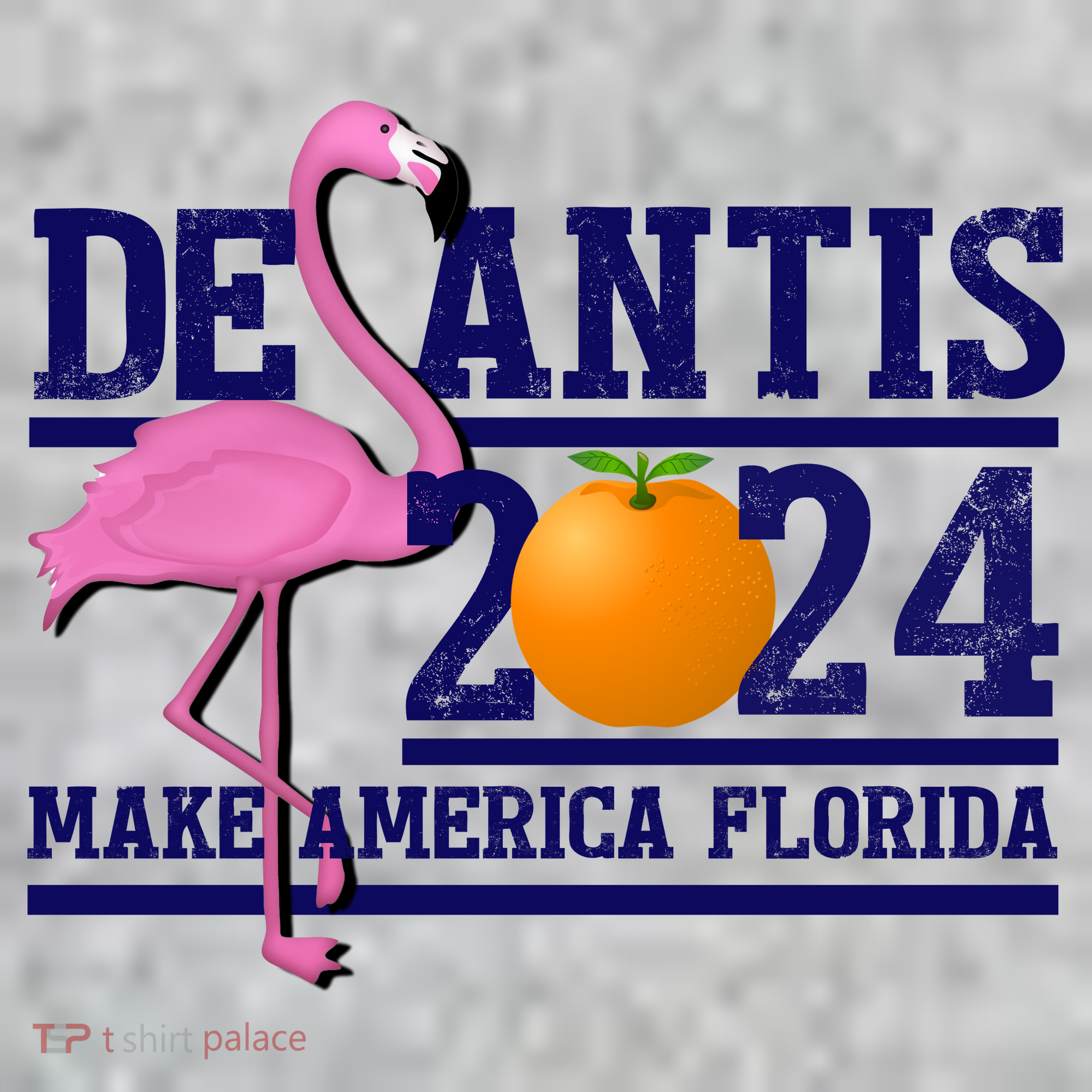 DeSantis 2024 Make America Florida Flamingo Election The Baniff Cuffed Pom Beanie