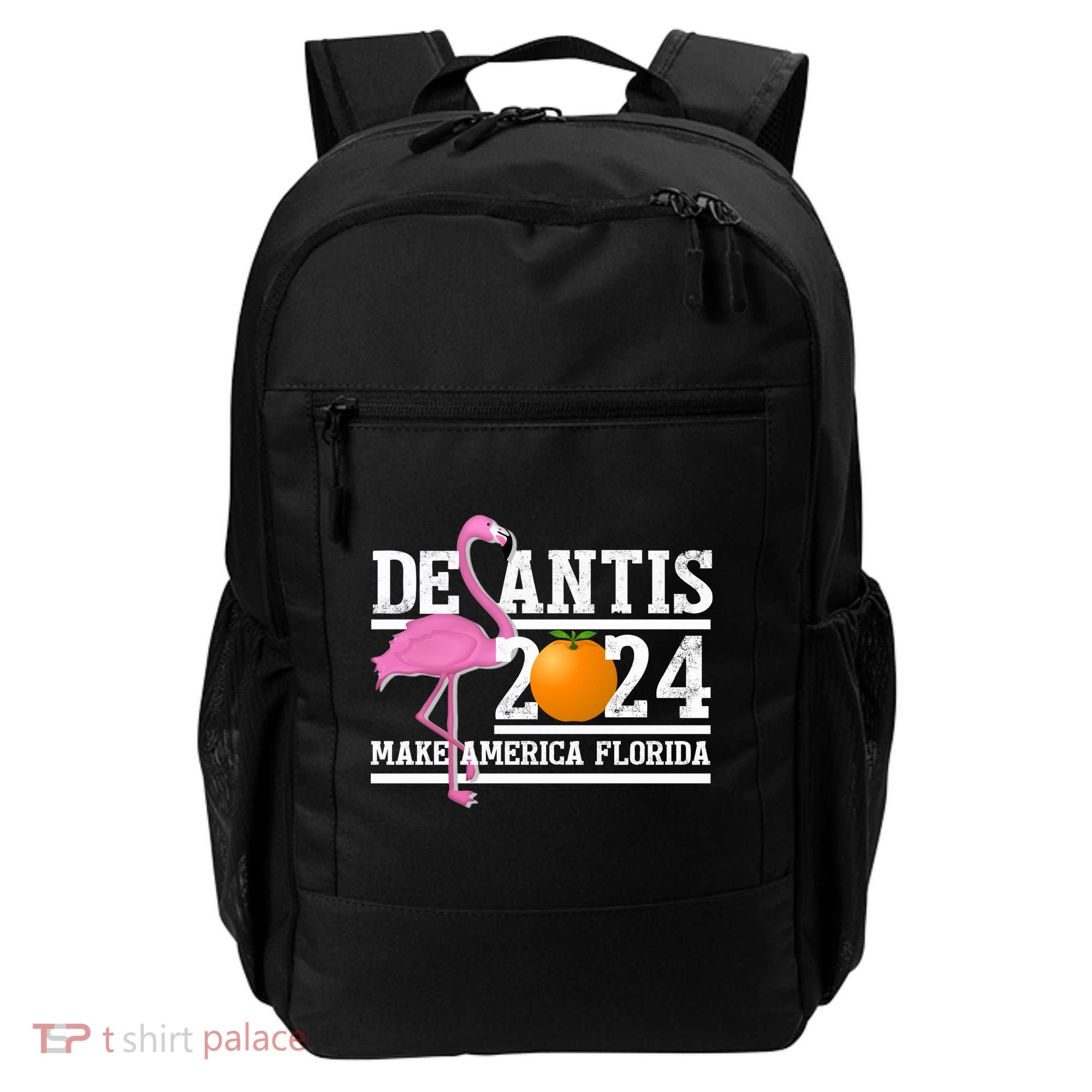 DeSantis 2024 Make America Florida Flamingo Election Backpack