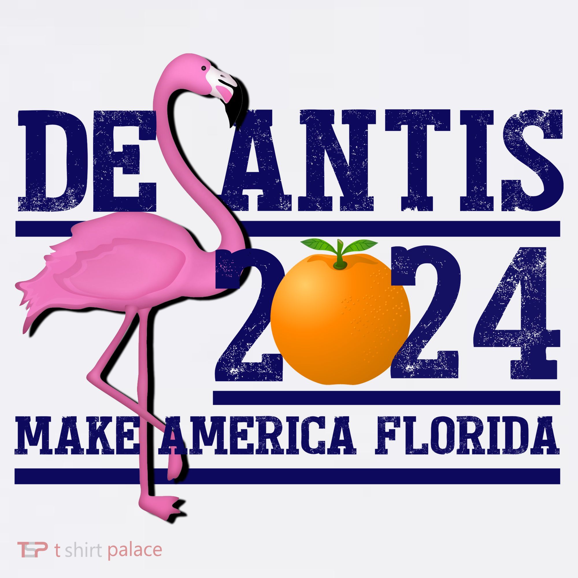 DeSantis 2024 Make America Florida Flamingo Election Long Sleeve Shirt