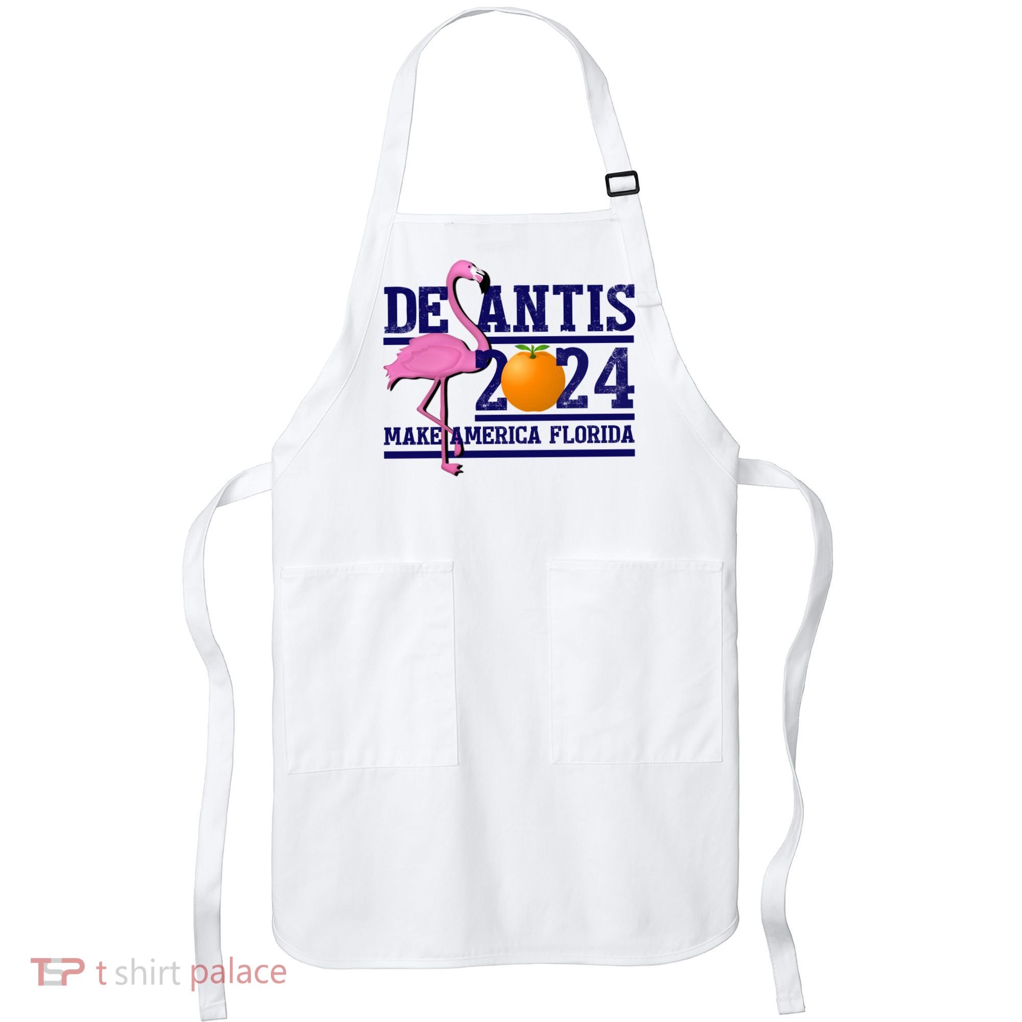 DeSantis 2024 Make America Florida Flamingo Election Apron