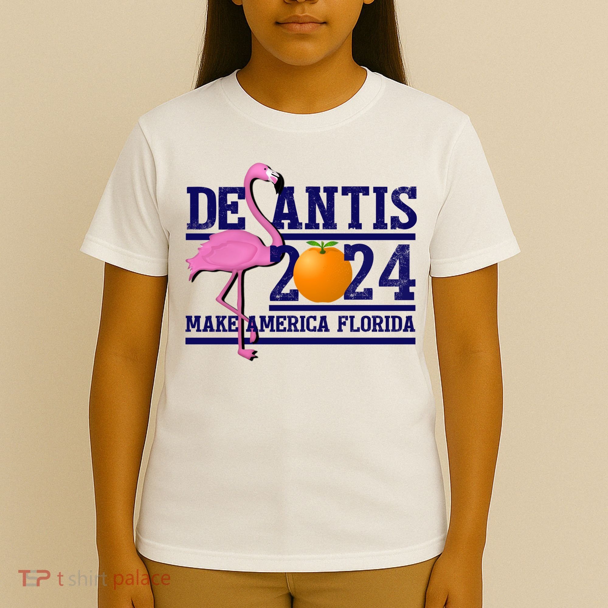 DeSantis 2024 Make America Florida Flamingo Election T-Shirt