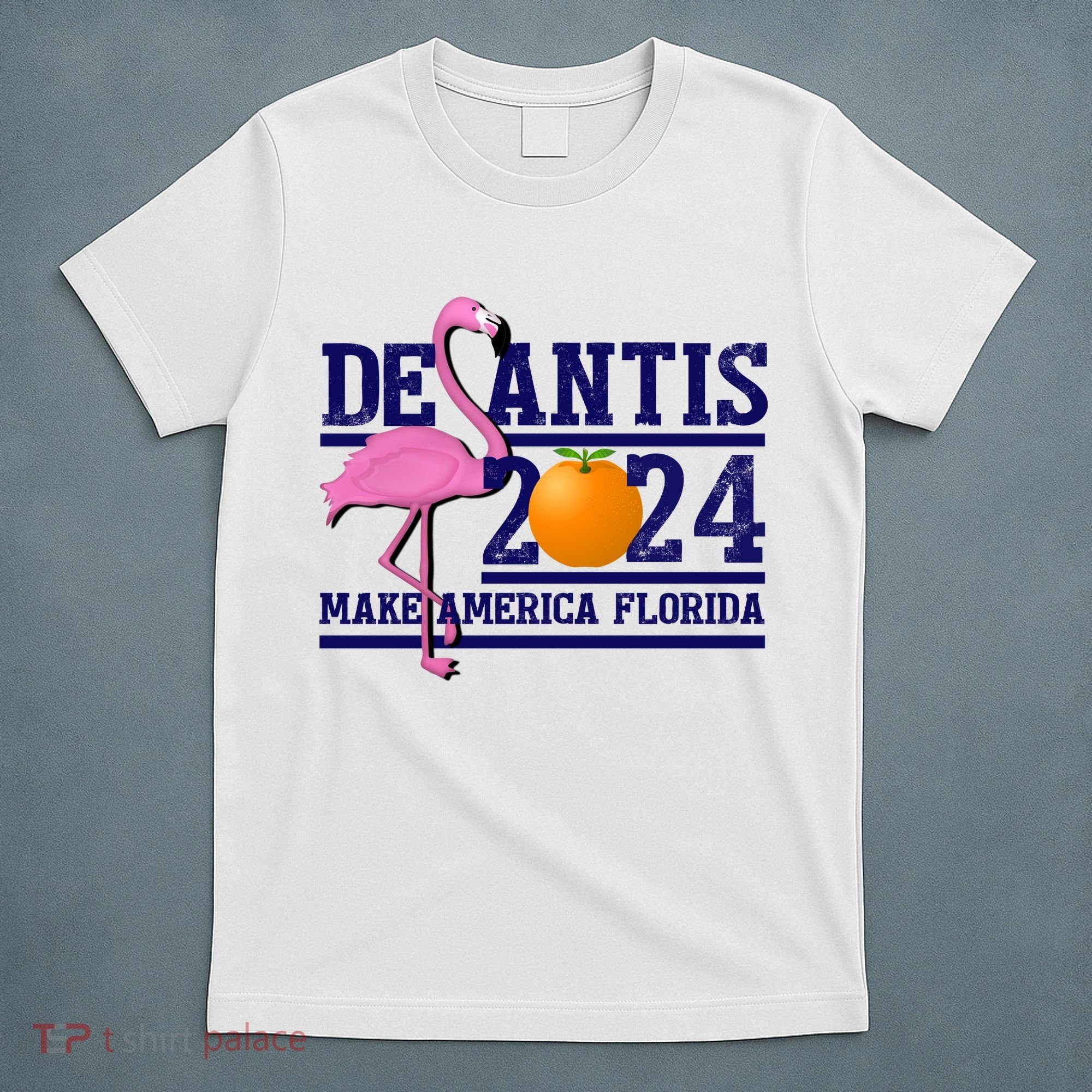 DeSantis 2024 Make America Florida Flamingo Election T-Shirt