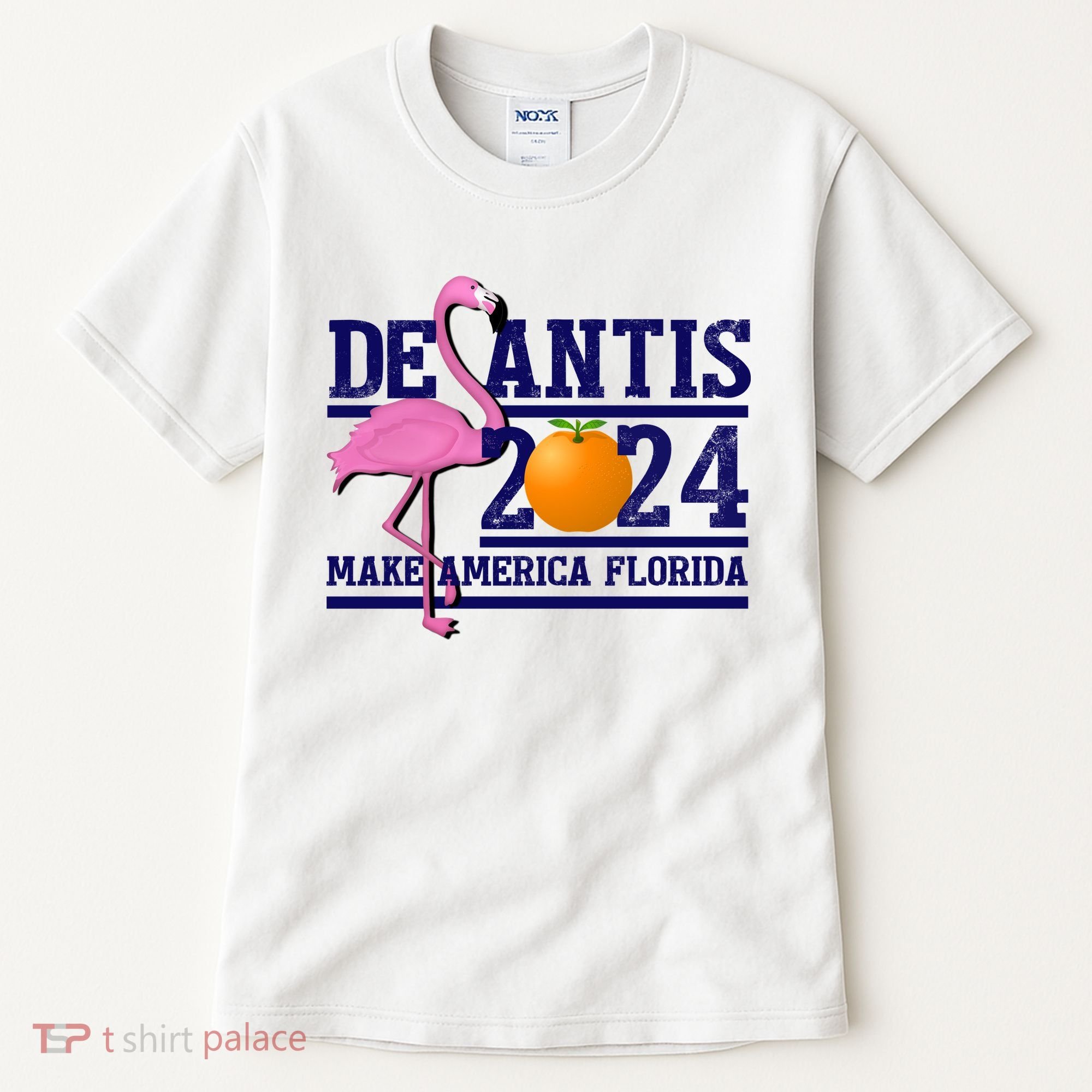 DeSantis 2024 Make America Florida Flamingo Election Tall T-Shirt